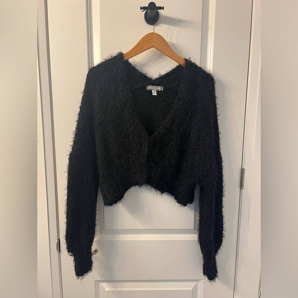 Black Fuzzy Sweater